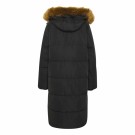MSCH - Skylar Down Hood Fur Jacket - Sort thumbnail