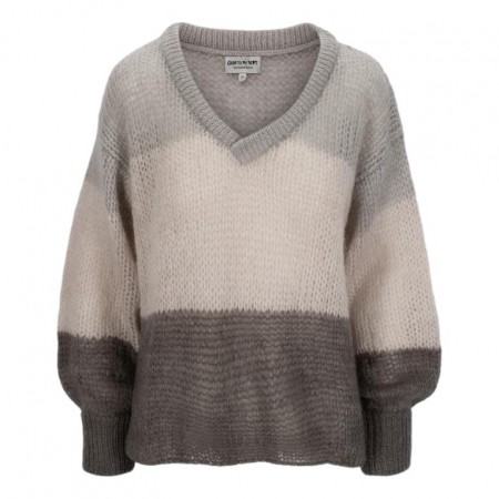 Close To My Heart - Abby Sweater - Cloudy Stripe