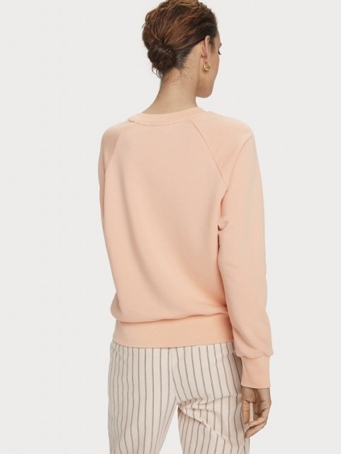 Maison Scotch - Sweat With Various Artworks - Coral Rock 